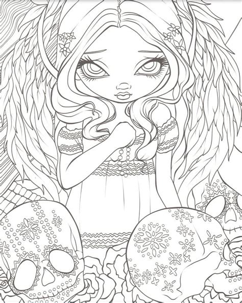 Scary Coloring Pages For Adults Free Coloring Pages Fairy Coloring