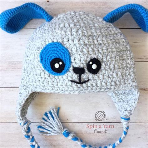 Puppy Hat Free Crochet Pattern Spin A Yarn Crochet