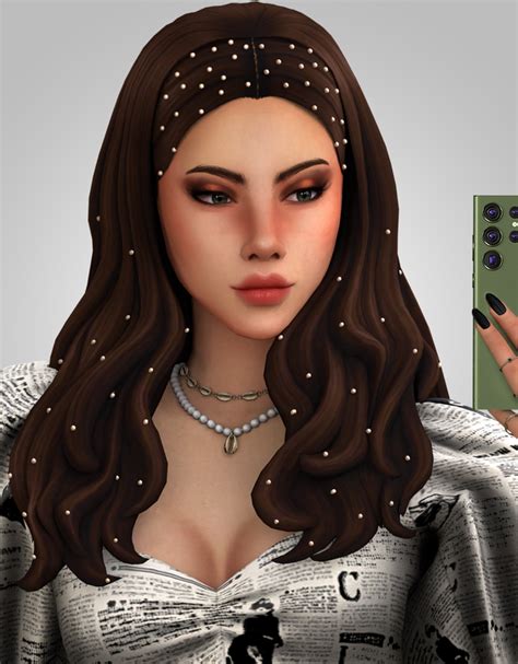Carine Hair Patreon In 2023 Sims Hair Mod Hair Sims 4
