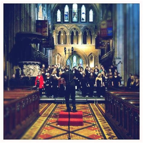 Irish Youth Choir And Gregbeardsell Warm Up Ahead Of St Patricks