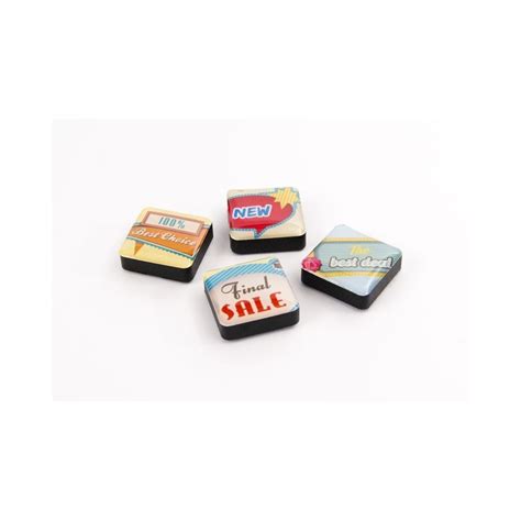 Assorted Icon App Style Magnets Retro Signs