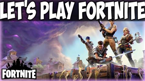 Fortnite The Game Lets Play Coming Soon Youtube