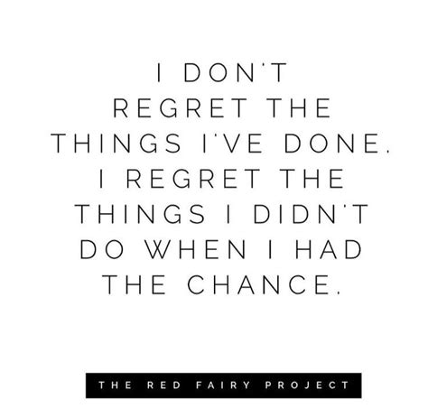 Lets Stop Living With Regrets Red Fairy Project Inspirational