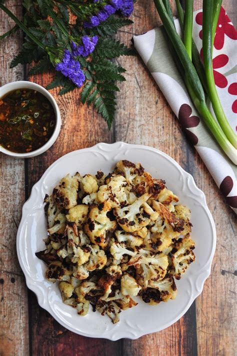 Roasted Asian Cauliflower With Soy Ginger Sauce Vegan Recipe