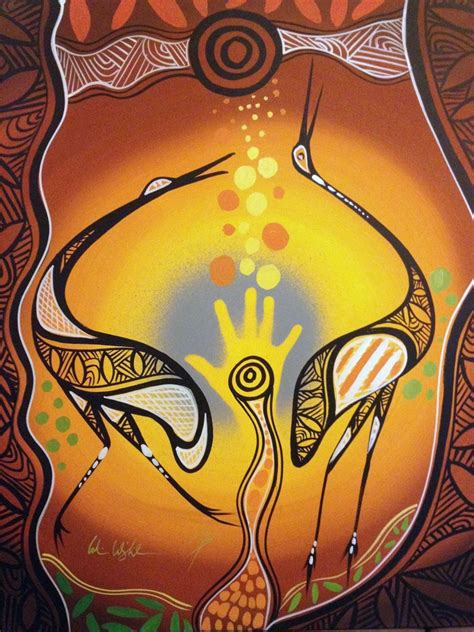 Colin Wightman Aboriginal Art Aboriginal Art Symbols Aboriginal Dot