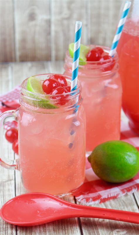 The Best Cherry Limeade Recipe Cherry Limeade Limeade Sonic