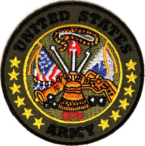 Us Army Emblem 3 Inch Iron On Patch