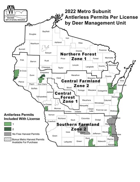 Wisconsin Deer Hunting Zones 2024 Map Esma Odille