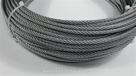 6x19iwrc Galvanized Steel Wire Rope Per Ton Per Meter Buy 17 77 7
