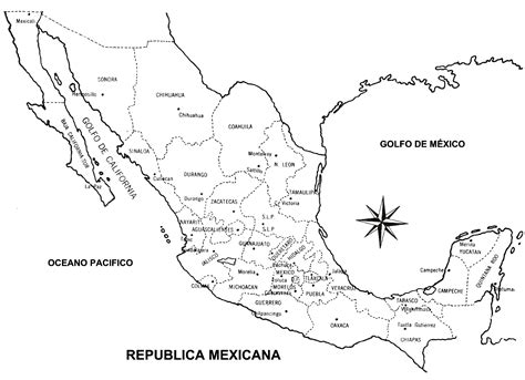 Mapa De Mexico World Map Weltkarte Peta Dunia Mapa Del Mundo