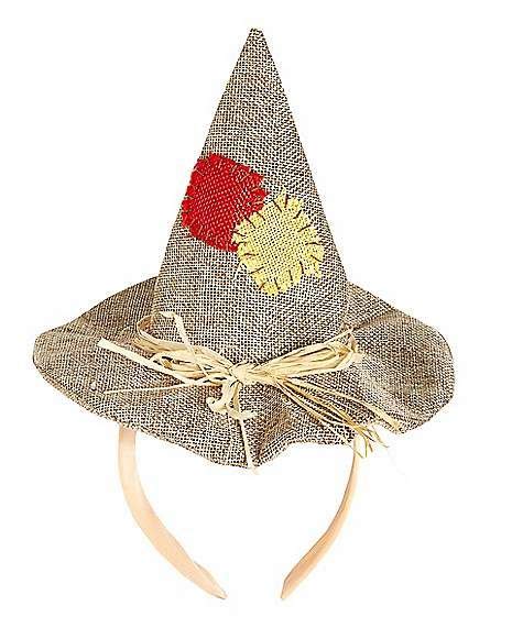 A scarecrow costume is festive and fun without being too scary. Scarecrow Mini Hat Fascinator - Spirithalloween.com | Scarecrow hat, Fascinator hats diy, Scarecrow