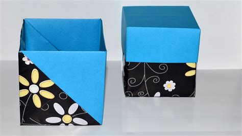 Comment Fabriquer Une Boite Cadeau Facile Diy Boite Origami Box Youtube