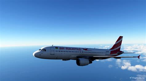 Air Mauritius Livery For Fenix A320 Für Microsoft Flight Simulator Msfs