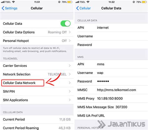 Sebagai contoh, disini saya akan mencoba mengatur apn personal hotspot telkomsel. setting apn telkomsel iphone - Telkomsel Informa