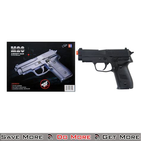 Double Eagle Compact M26 Spring Powered Airsoft Gun Modernairsoft