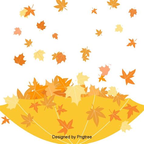 Simple Hand Painted Cartoon Art Design Pattern Autumn Season