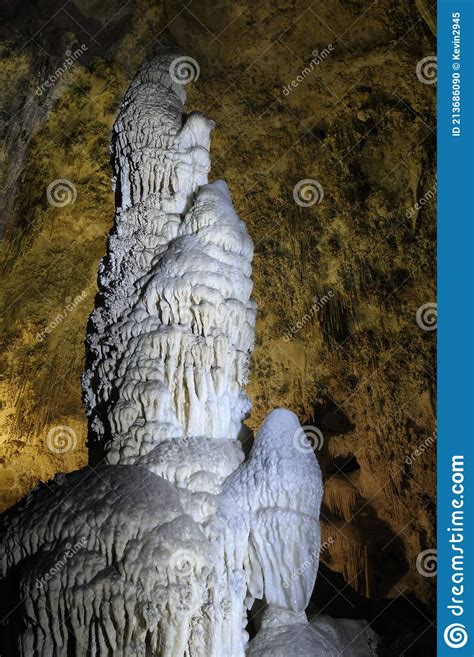 Giant Stalagmite Carlsbad Caverns National Park New Mexico United