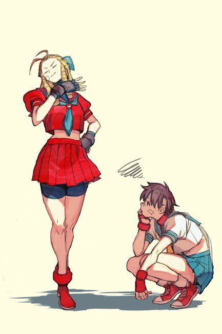 Kasugano Sakura And Kanzuki Karin Street Fighter And More Drawn By Hungry Clicker Danbooru