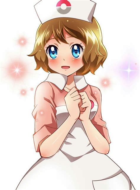 Serena As Nurse Joy Pokemon Pokemons Lendarios E Anime