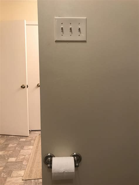 Installed Toilet Paper Holder To Perfection Then Looked Up Poor