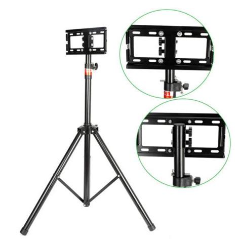 Adjustable Tripod Tv Stand Television Lcd Flat Panel Monitor