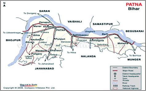 Road Map To Patna District Download Scientific Diagram