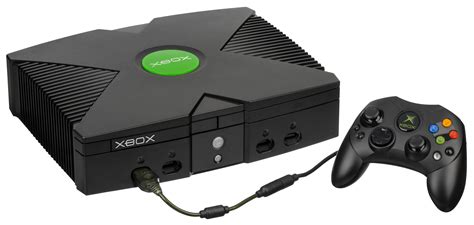 restored microsoft xbox original video game console with controller and cables refurbished