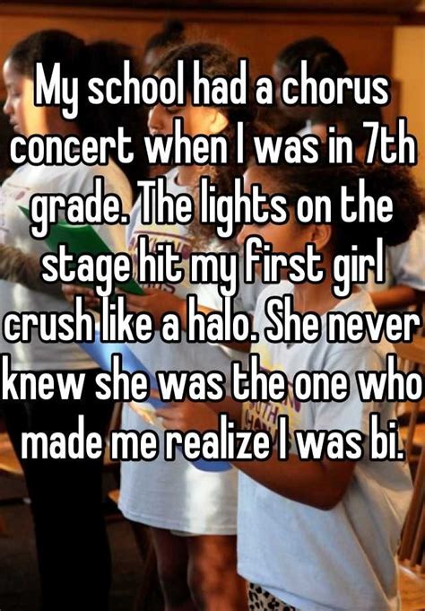My School Had A Chorus Concert When I Was In 7th Grade The Lights On