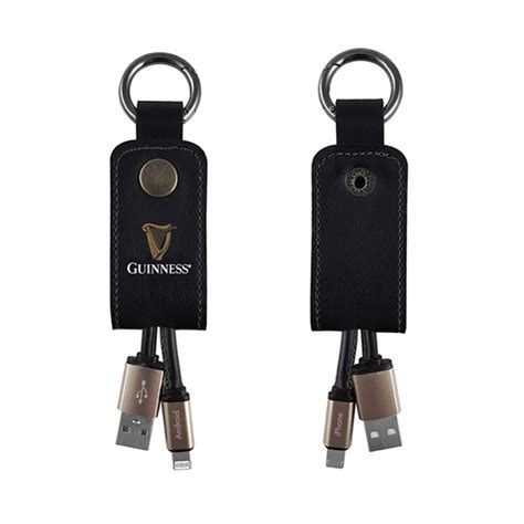 Leather Keychain Charging Cable Apac Merchandise Solution