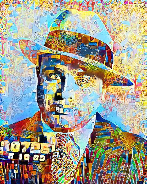 Al Capone Scarface Mafia Crime Boss In Contemporary Vibrant Color Motif 20200428 Photograph By