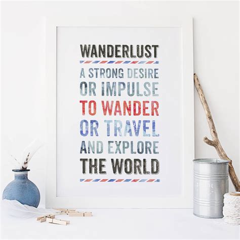 Wanderlust Print By Onneke