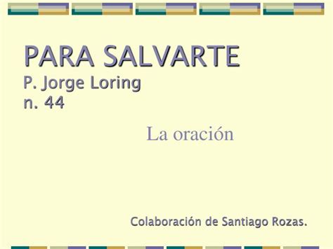 Libro Para Salvarte Del P Jorge Loring Libros Afabetizaci N