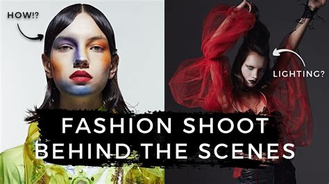 Fashion Photography Behind The Scenes Edgy Fashion Shoot Youtube