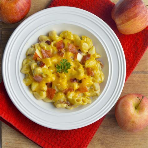 Stove Top Macaroni And Cheese With Apples And Bacon Virtually