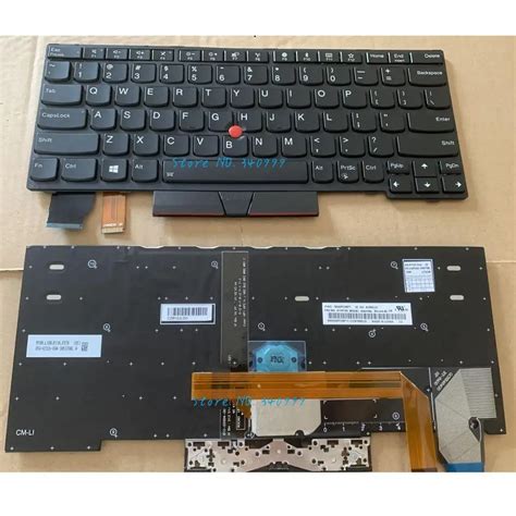 New For Lenovo Thinkpad X X Keyboard Us Backlit Yp