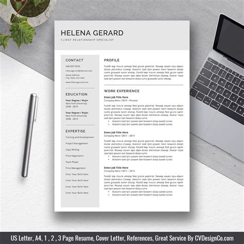 See digital marketing cover letter examples to wow hiring managers. Best Selling Office Word Resume / CV Templates, Cover ...