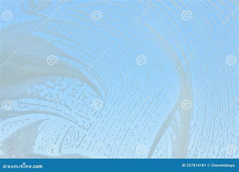 Glass Covered With Suds As Background View From Inside Stock Image Image Of Domestic