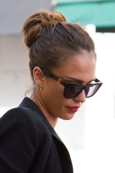Jessica Alba Spotted In Westward Leaning Sunglasses