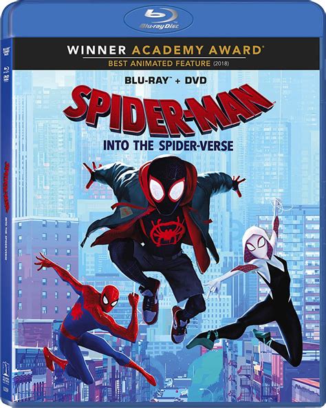 Spider Man Into The Spider Verse Blu Ray Shameik Moore Jake Johnson Hailee Steinfeld