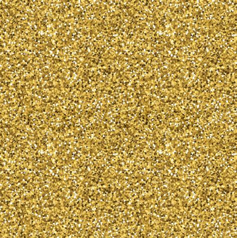 Gold Glitter Seamless Texture Gold Stock Vector