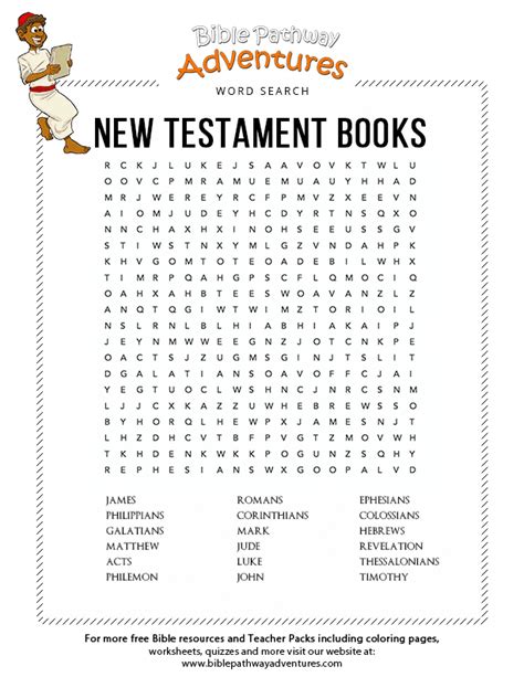 New Testament Books Bible Pathway Adventures