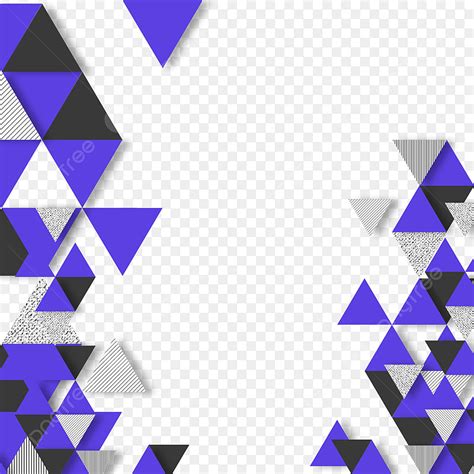 Geometric Triangle Hd Transparent Purple Black Triangle Business