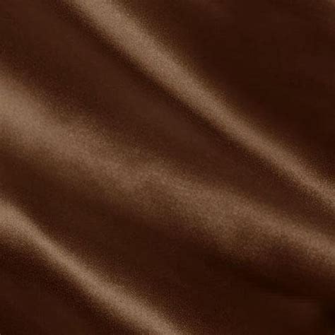 Buy Brown Luxury Heavy Bridal Satin Fabric By The Yard Perfect Online