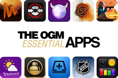 The Ogm Essential Apps Summer 2013 Our Great Minds