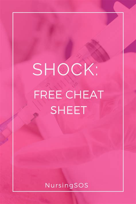 Free Cheat Sheet On Shock Click Through For A Free Shock Cheat Sheet