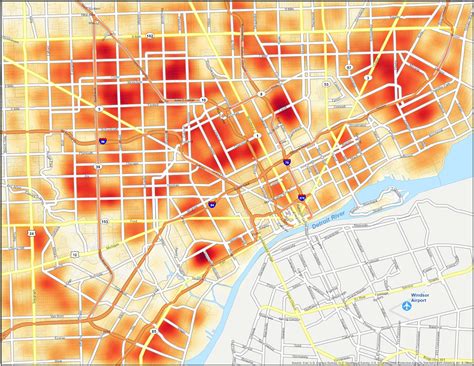 Detroit Crime Map - GIS Geography
