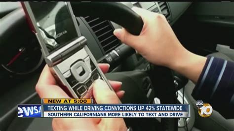 California Highway Patrol Texting While Driving Surpasses Dangers Of