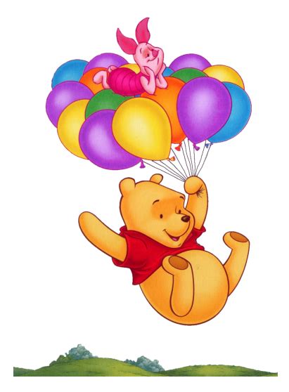 Winnie The Pooh Clipart Flying Winnie The Pooh With Balloon Png Porn