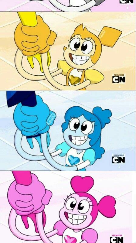 Spinels 3 Blue White Yellow Pink Steven Universe Anime Steven Universe Characters Steven