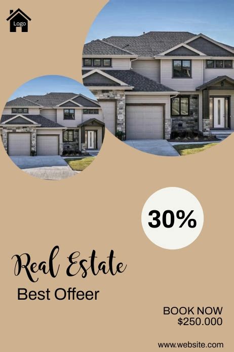 Real Estate Poster Template Postermywall